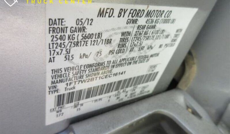 
								2012 Ford F-250 Super Duty XL Dsl full									