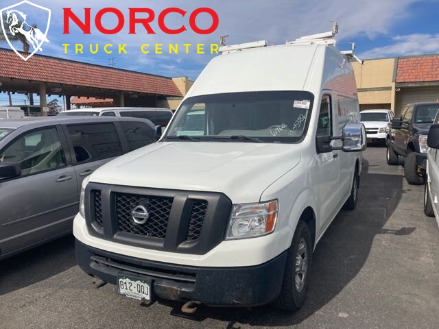 2013 Nissan NV 2500 HD S High Roof w Shelves & Ladder Rack Cargo
