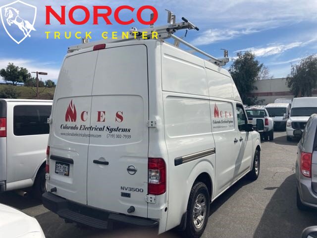 2013 Nissan NV 2500 HD S High Roof w Shelves & Ladder Rack Cargo